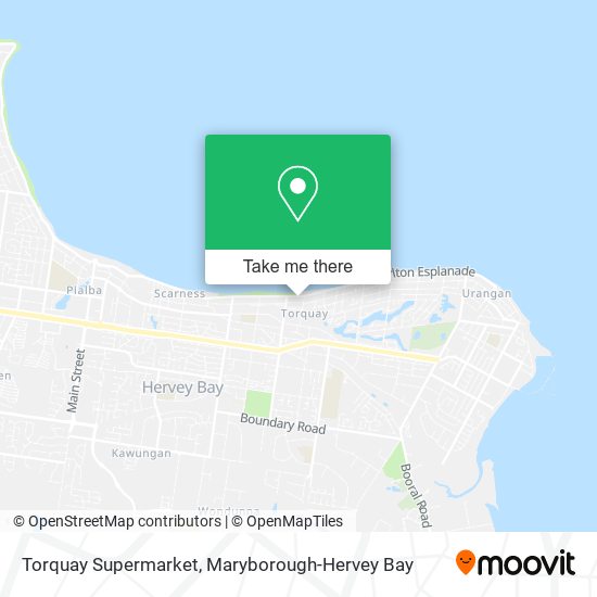 Mapa Torquay Supermarket