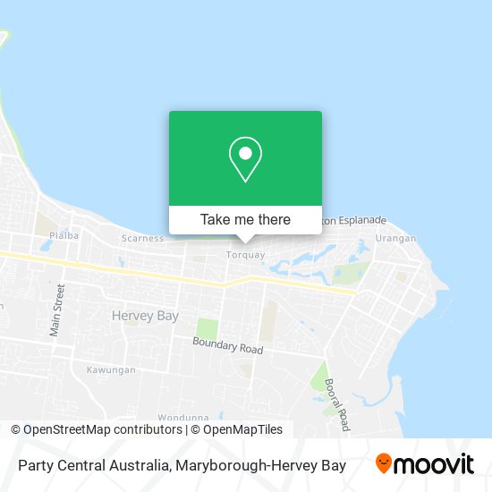 Party Central Australia map