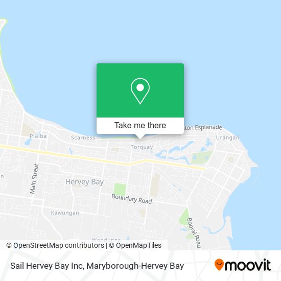 Sail Hervey Bay Inc map