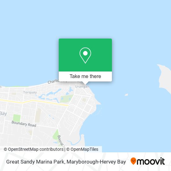 Mapa Great Sandy Marina Park