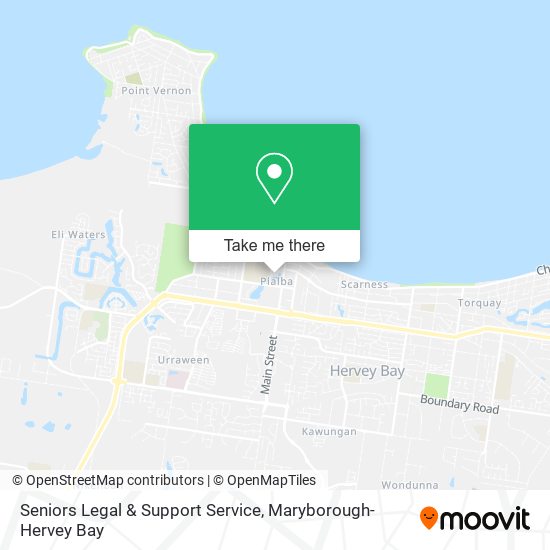 Seniors Legal & Support Service map