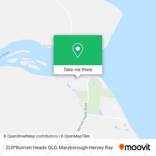 ZLR*Burrum Heads QLD map