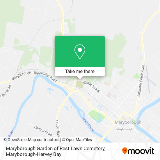 Maryborough Garden of Rest Lawn Cemetery map