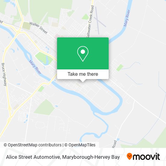 Mapa Alice Street Automotive