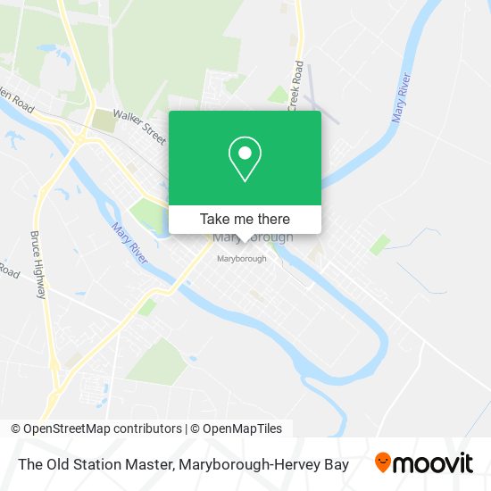 The Old Station Master map