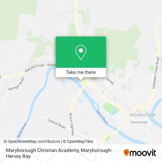 Mapa Maryborough Christian Academy