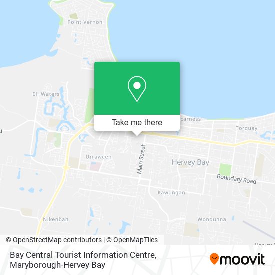 Bay Central Tourist Information Centre map