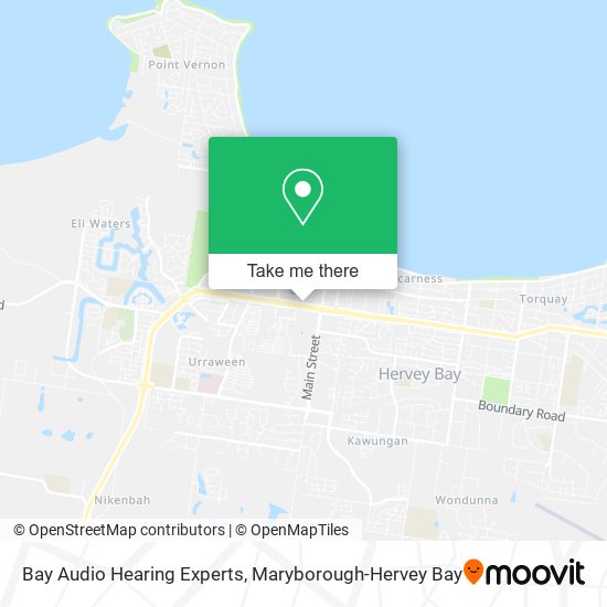 Bay Audio Hearing Experts map