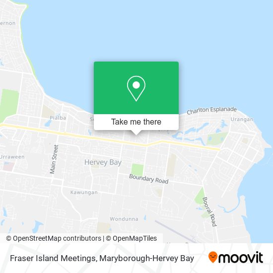 Fraser Island Meetings map