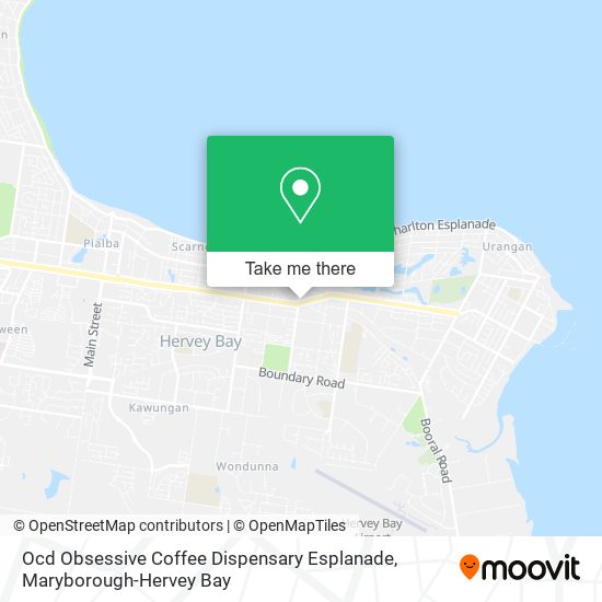 Mapa Ocd Obsessive Coffee Dispensary Esplanade