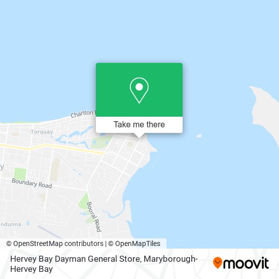 Hervey Bay Dayman General Store map
