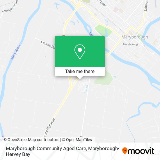 Maryborough Community Aged Care map