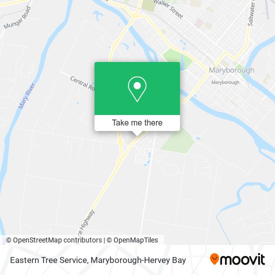 Mapa Eastern Tree Service