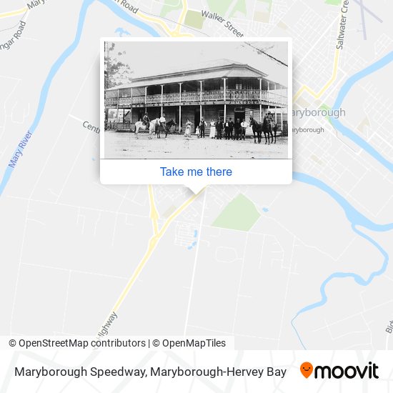 Maryborough Speedway map