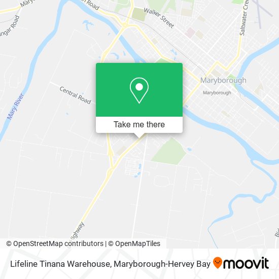 Mapa Lifeline Tinana Warehouse