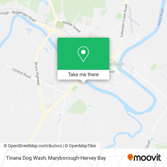 Tinana Dog Wash map