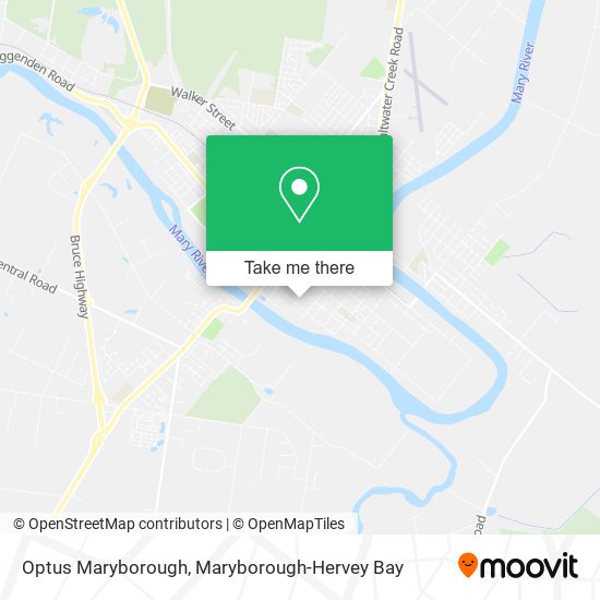 Mapa Optus Maryborough