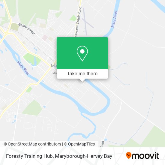 Foresty Training Hub map