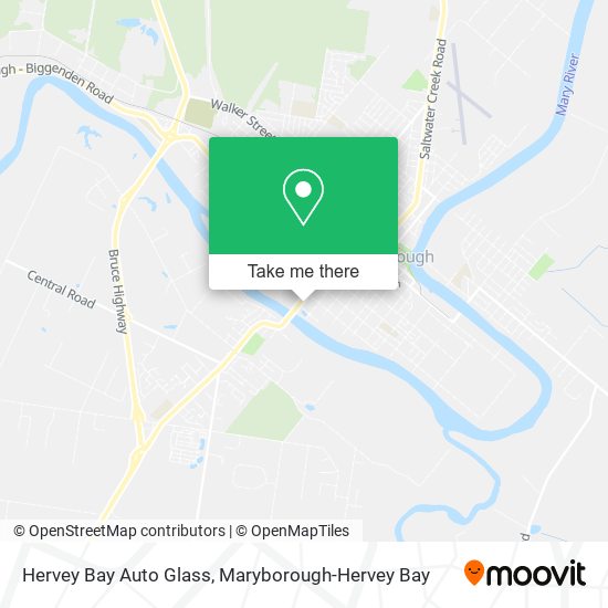 Hervey Bay Auto Glass map