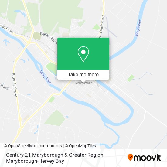 Century 21 Maryborough & Greater Region map