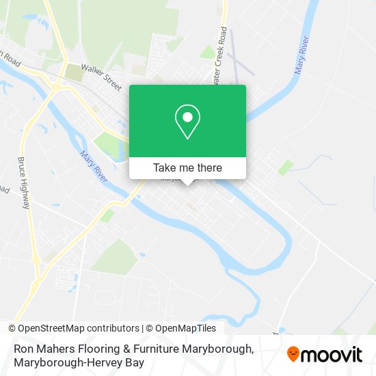 Ron Mahers Flooring & Furniture Maryborough map