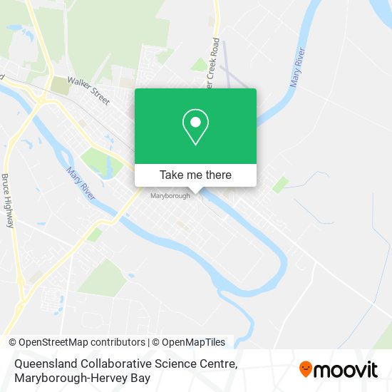 Queensland Collaborative Science Centre map