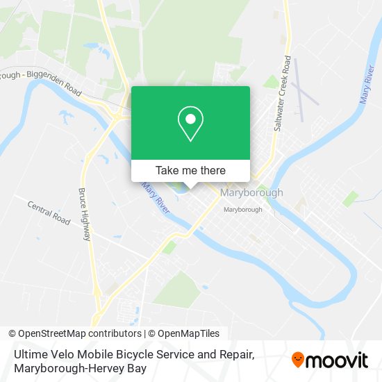 Ultime Velo Mobile Bicycle Service and Repair map