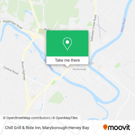 Mapa Chill Grill & Ride Inn