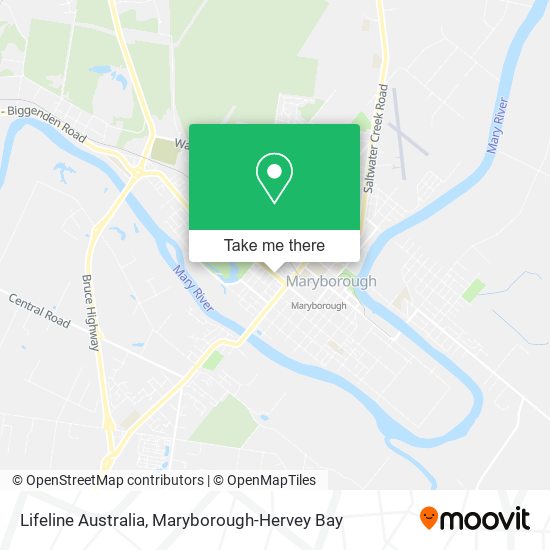Lifeline Australia map