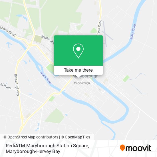 RediATM Maryborough Station Square map