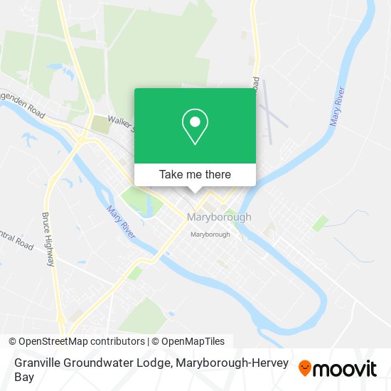 Granville Groundwater Lodge map