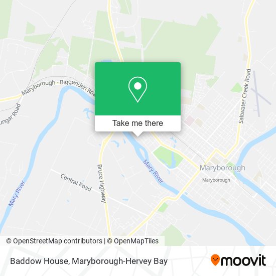 Baddow House map