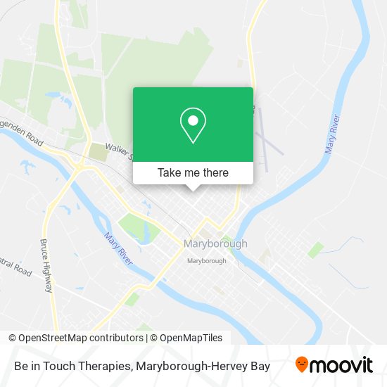Be in Touch Therapies map