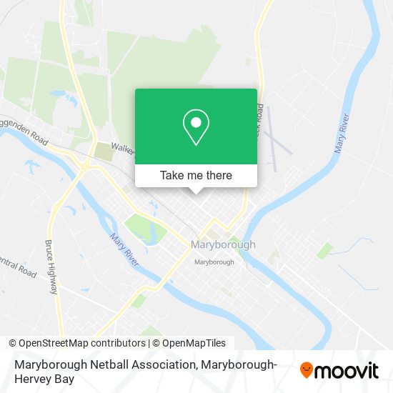 Maryborough Netball Association map