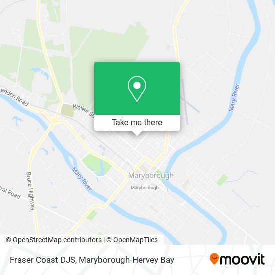 Fraser Coast DJS map