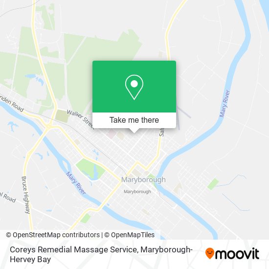 Coreys Remedial Massage Service map