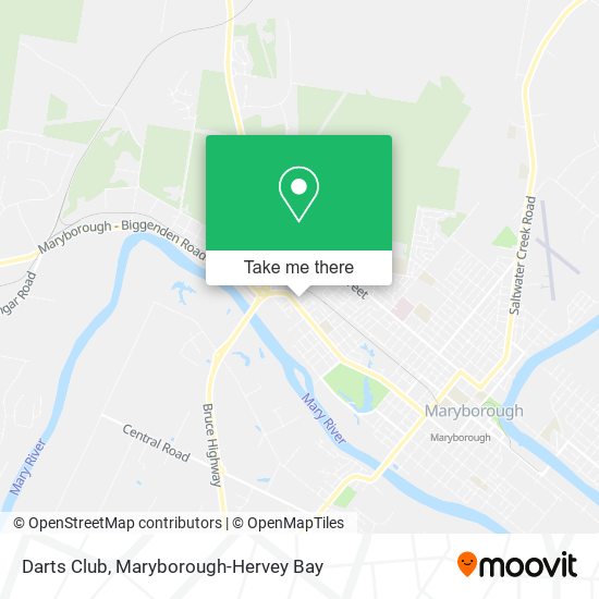 Darts Club map
