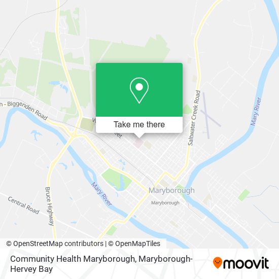 Community Health Maryborough map