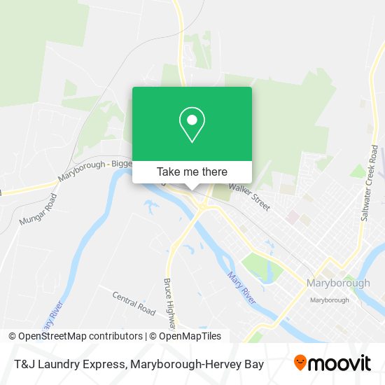 T&J Laundry Express map