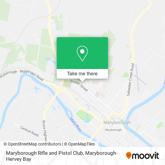 Maryborough Rifle and Pistol Club map