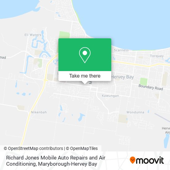 Richard Jones Mobile Auto Repairs and Air Conditioning map