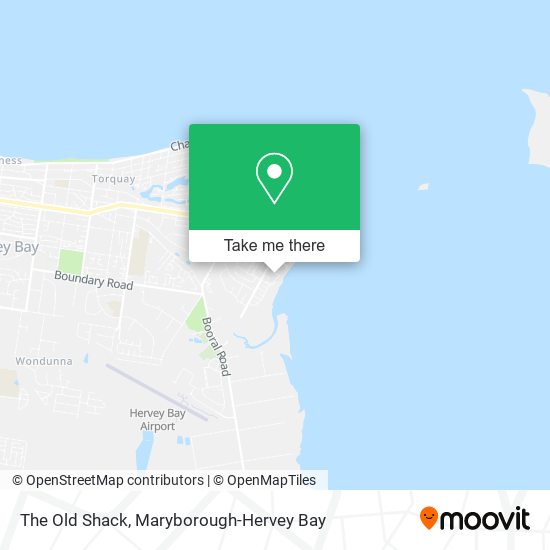 The Old Shack map