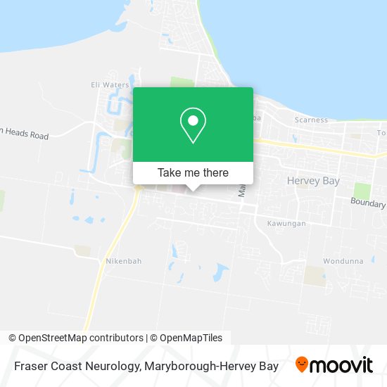 Fraser Coast Neurology map