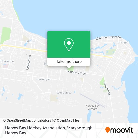 Hervey Bay Hockey Association map