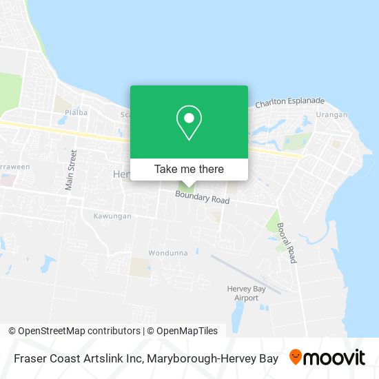 Fraser Coast Artslink Inc map