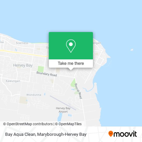 Bay Aqua Clean map