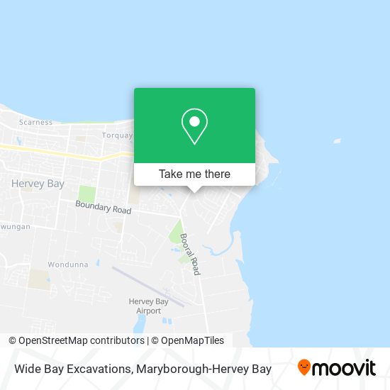Wide Bay Excavations map