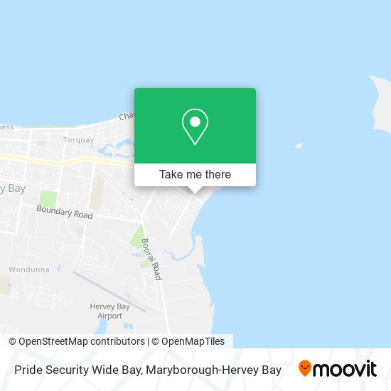 Pride Security Wide Bay map