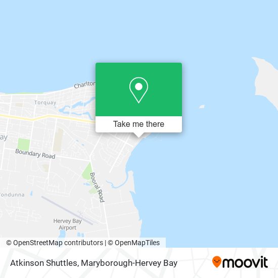 Atkinson Shuttles map