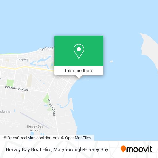 Hervey Bay Boat Hire map